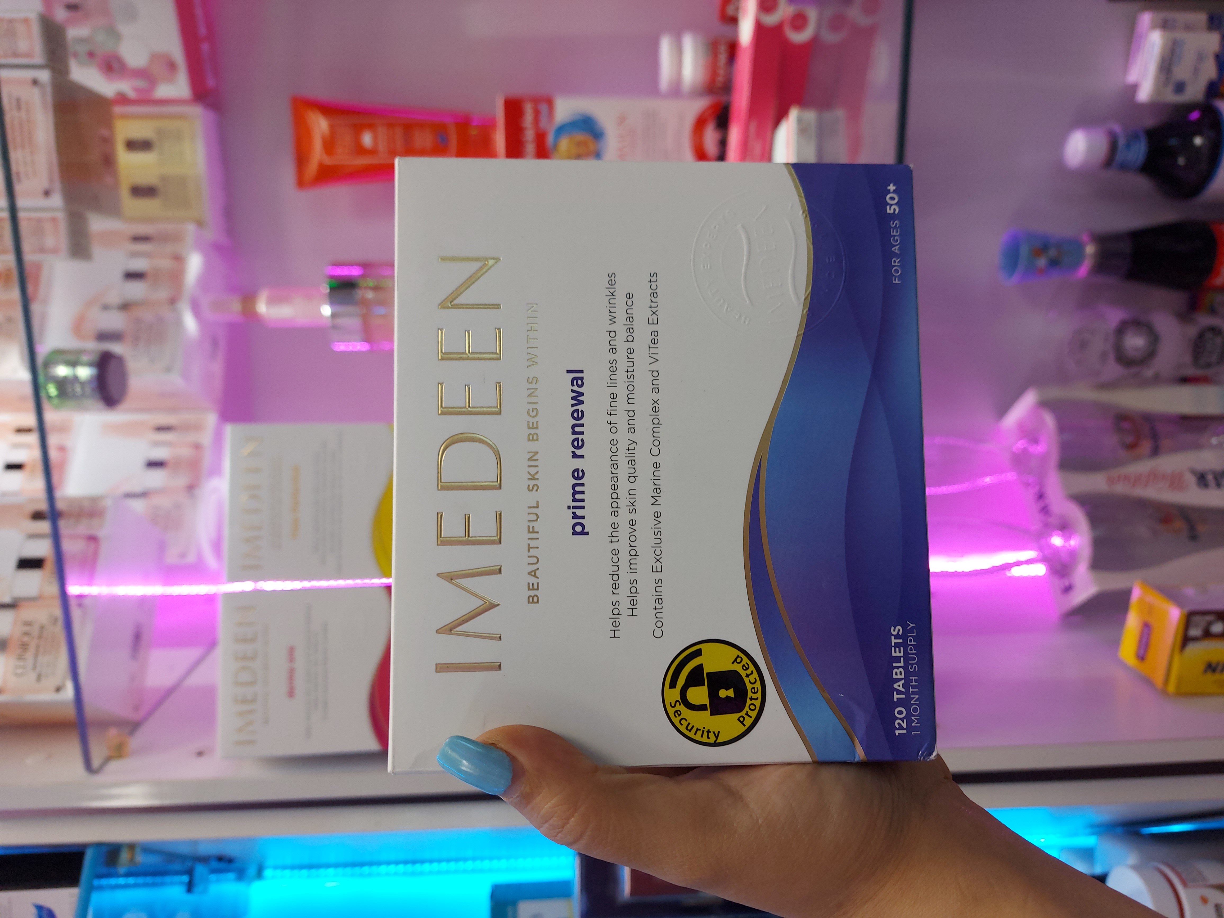 مخصوص بالای ۵۰ سال جعبه ۱۲۰ عددی بنفش رنگ