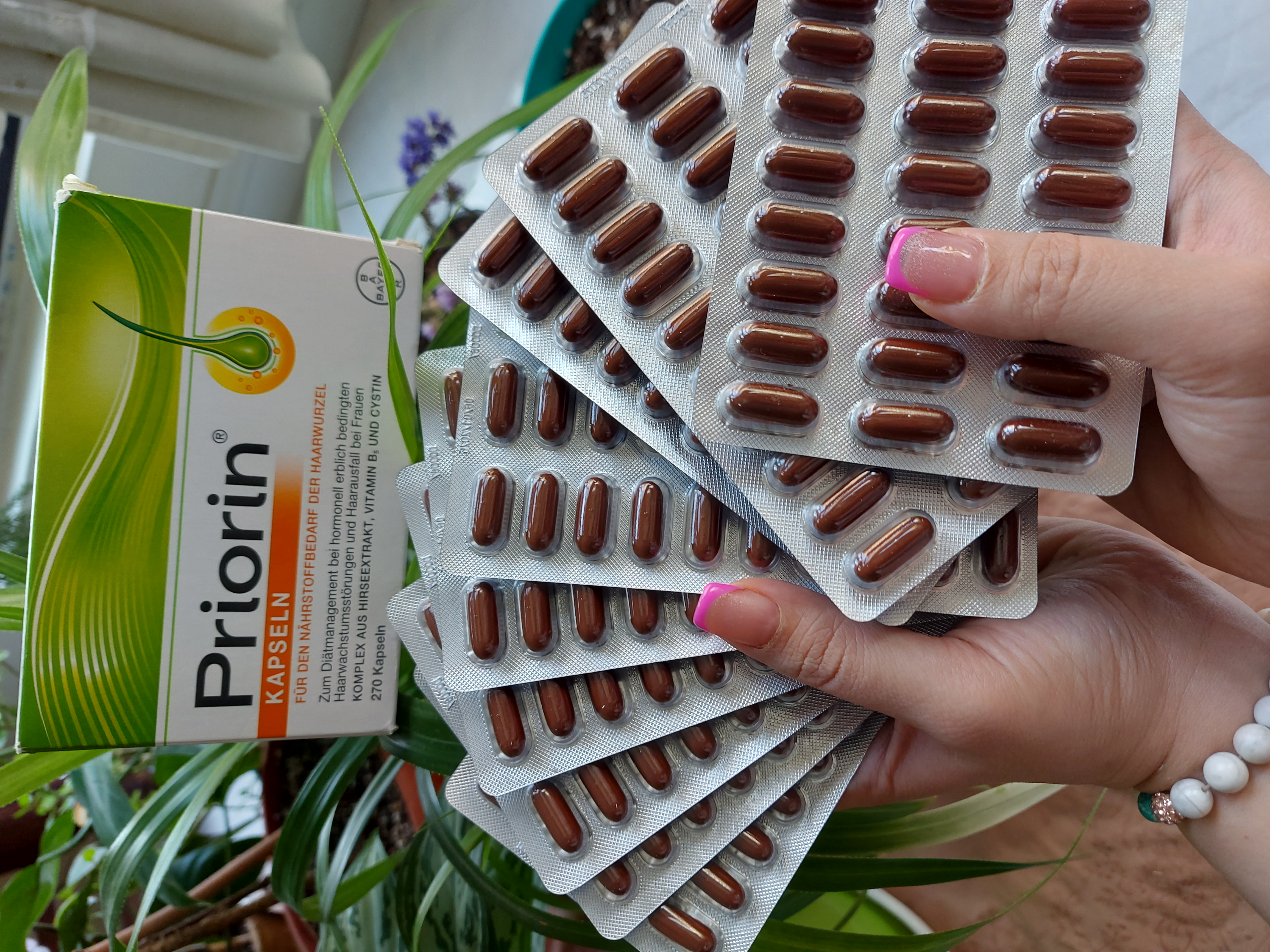 ضد ریزش مو پریورین برند بایر اورجینال آلمان 